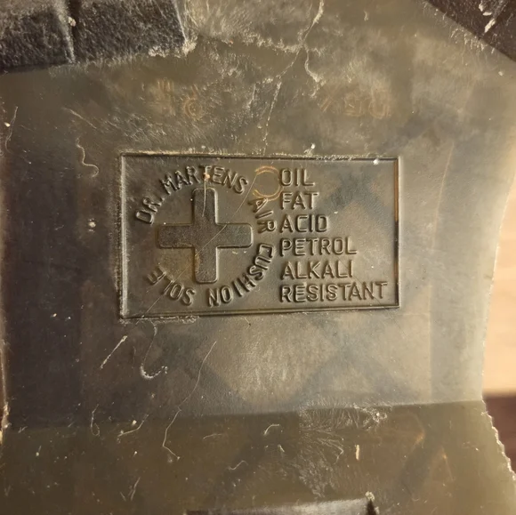 Dr. Martens Black Collier Bex Black Leather Double-laced Boots - Picture 8 of 9